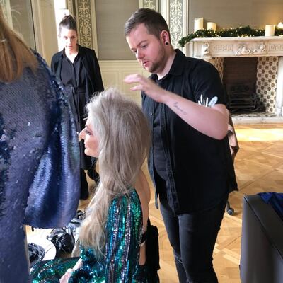 Aidan Darcy of Brown Sugar on the shoot