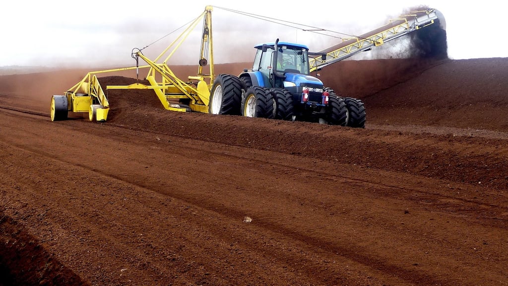 Friends of the Irish Environment say unregulated industrial peat bog extraction can affect climate change and human health. File photograph: Bord Na Mona