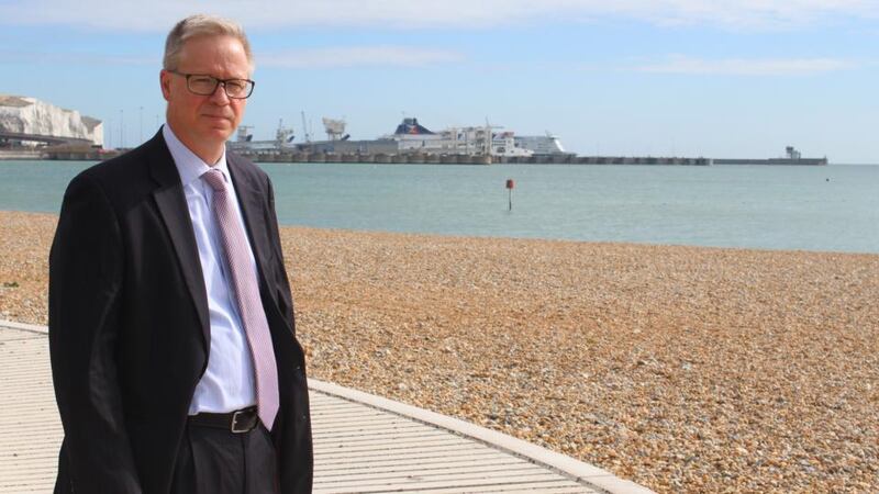 Port of Dover chief executive Doug Bannister. ‘This is a kind of like a trade conveyer belt – it is always moving.’ Photograph: Simon Carswell