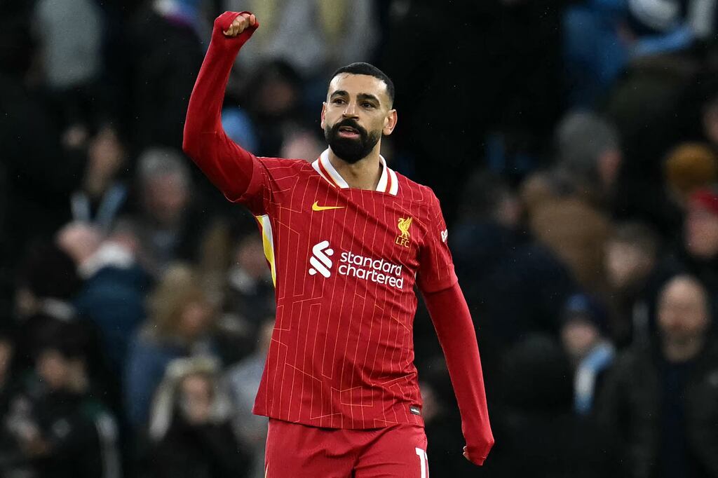 Give Salah what he wants! This is the refrain these days. Photograph: Paul Ellis/Getty Images