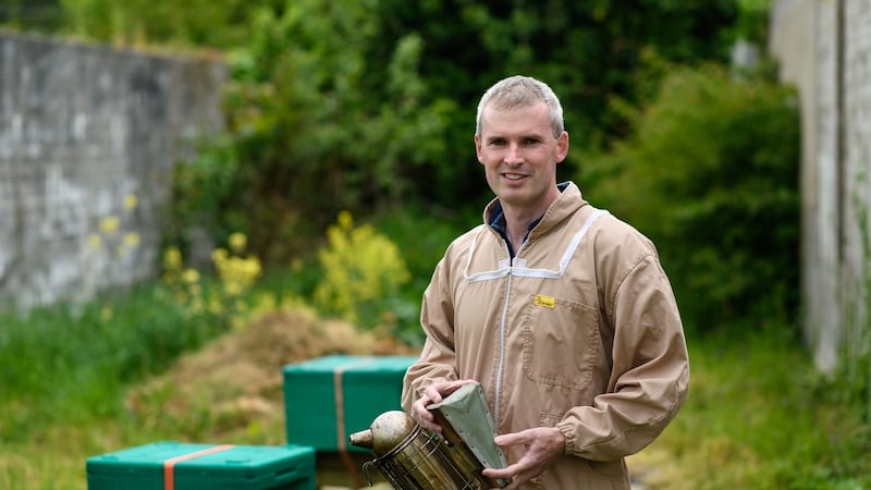 Brian McElvaney, head beekeeper at Cliff at Lyons.