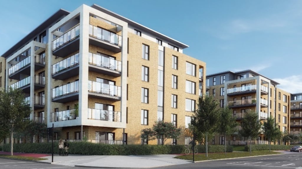 A planned Urbeo development in Citywest. The build-to-rent company is expecting to have a total portfolio of 1,900 units by March 2020. Photograph: Urbeo