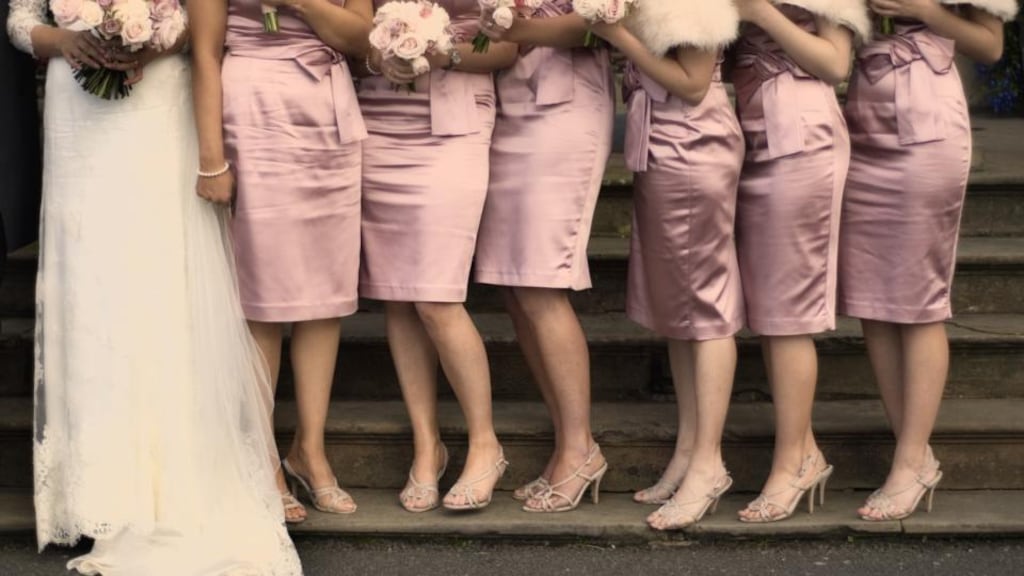 If it is photographic symmetry that is genuinely the problem here, either get over it or get another bridesmaid to balance the numbers. Don’t lose friends over things that don’t matter. Photograph: Getty Images