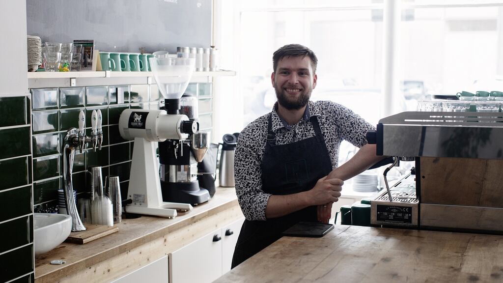 Niall Wynn, owner of Proper Order Coffee Co, is representing Ireland at the World Barista Championships in Seoul this week. Photograph: Al Higgins