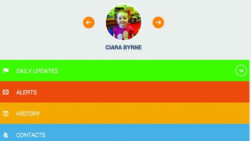 The Little Vista app gives parents updates about food intake, allergies, medicine given, temperatures, any sickness and other relevant markers.