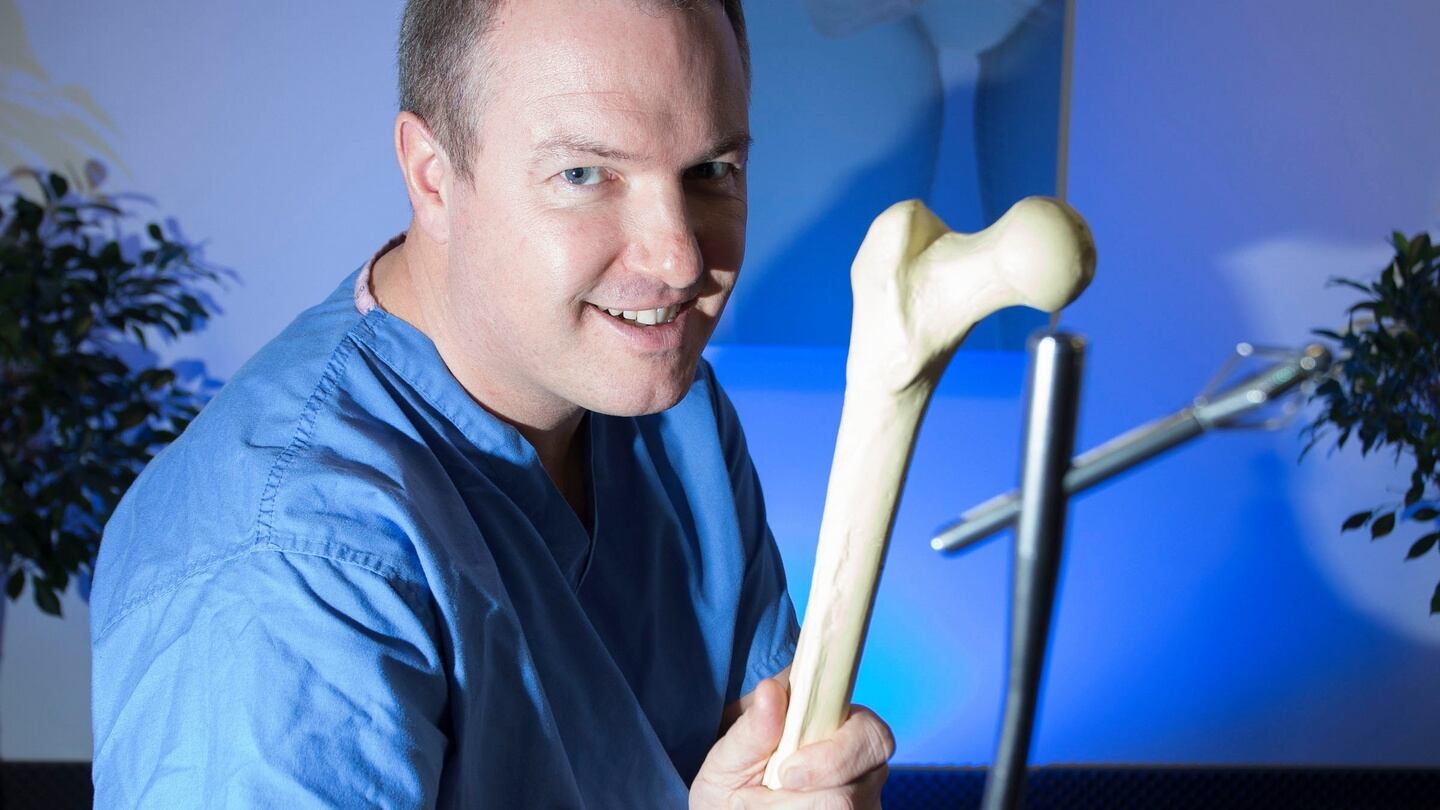Dr Brian Thornes of X-Bolt Orthopaedics. Photograph: Andres Poveda