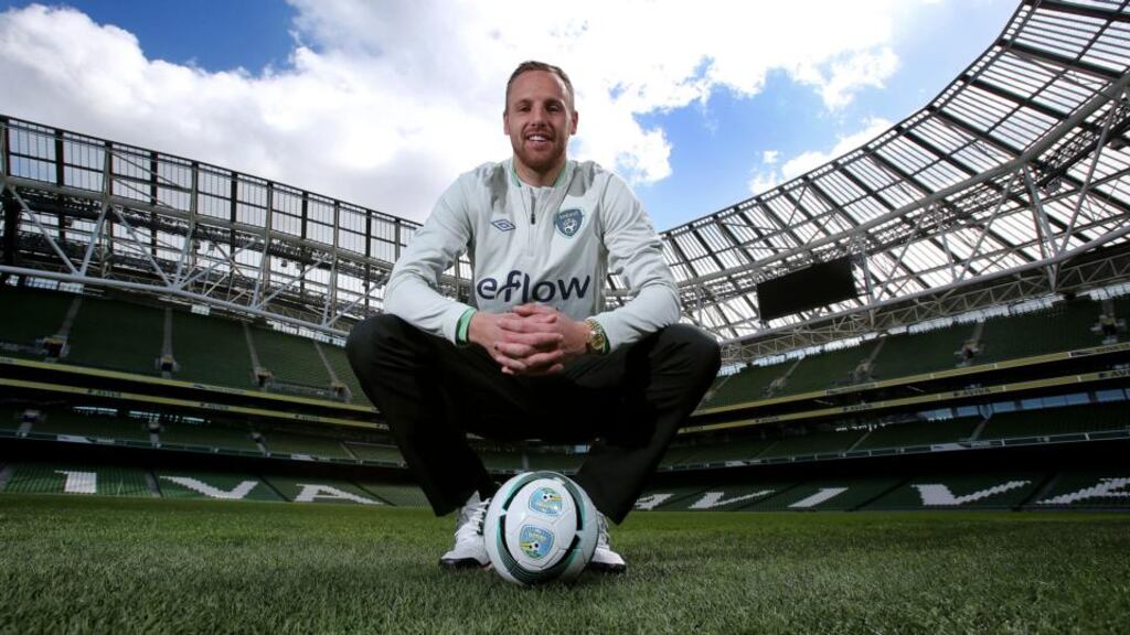 David Meyler: “We’ve got a great opportunity. We can win the FA Cup on May 17th. If Arsenal finish in the top four we’re guaranteed European football.” Photograph: Dan Sheridan