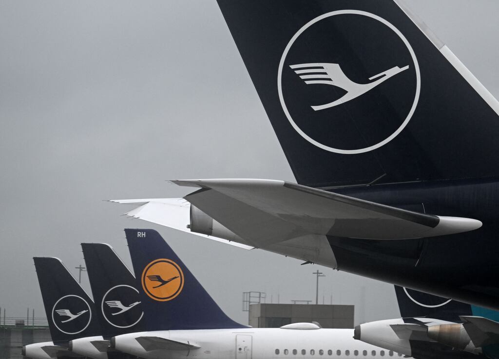 Europe’s second-top court has backed Ryanair’s challenge against Germany’s Covid bailout of Lufthansa. Photograph: Christof Stache / AFP via Getty Images