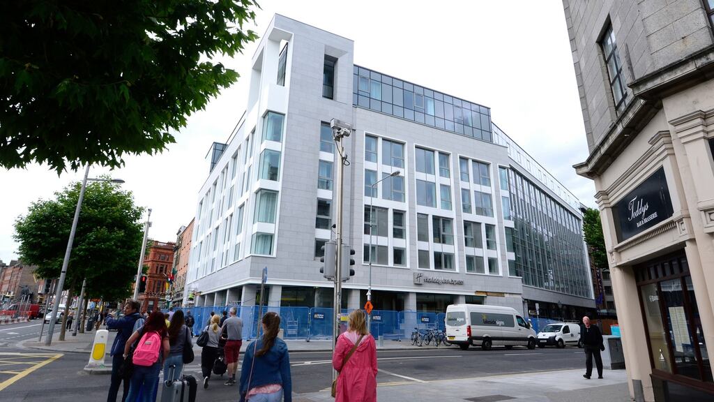 The new Holiday Inn Express on O’Connell Street, Dublin: the only new hotel expected to open in the city this year. Photograph: Cyril Byrne / The Irish Times