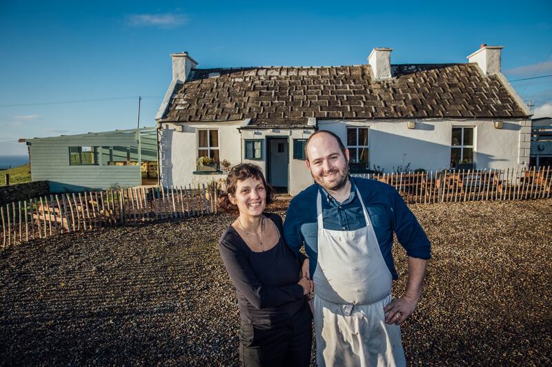 Sophie and Robbie McCauley of Homestead Cottage. Photograph: Brian Arthur