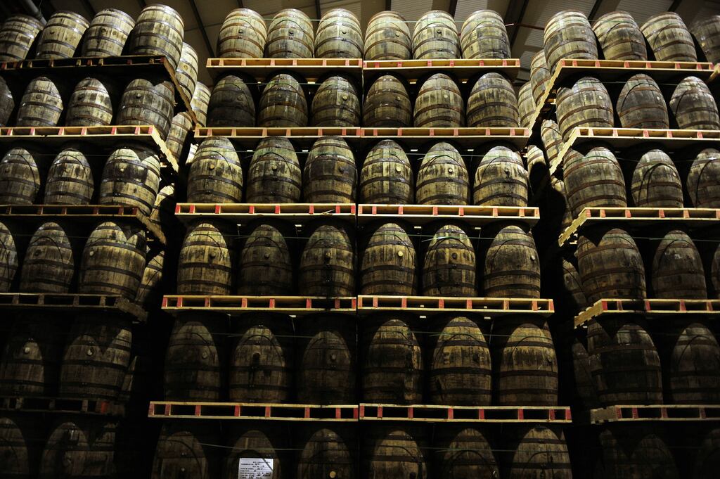 Shares in Jameson owner Pernod Ricard fell sharply after the Chinese probe was announced. Photograph: Aidan Crawley/Bloomberg