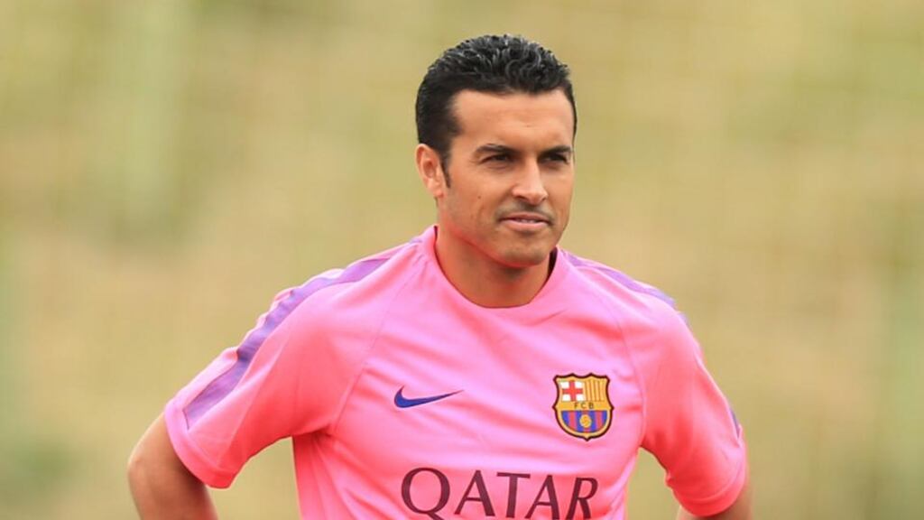 Barcelona say they will not be selling any players - ruling out any deal involving Pedro. Photograph: Mike Egerton/PA