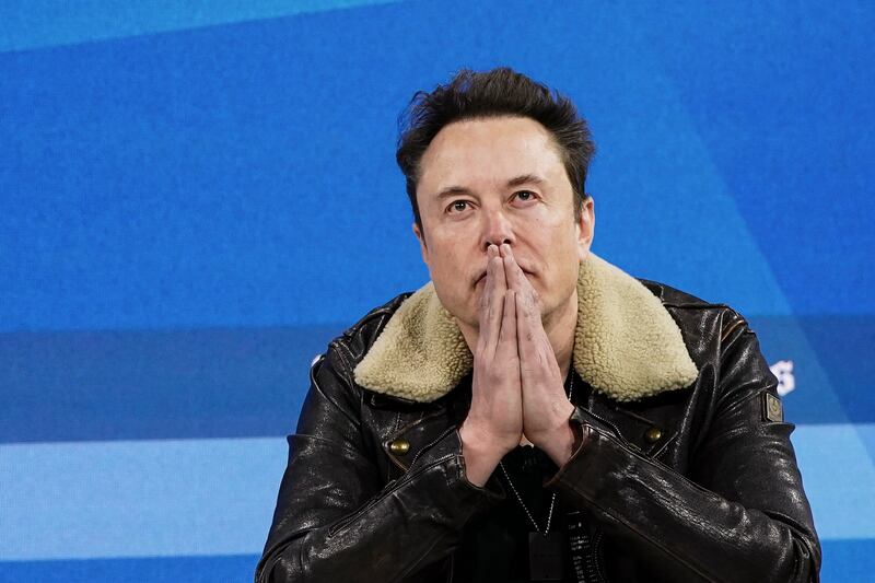 Elon Musk: Tesla has cut the price of some models by as much as $2,000 to help spark demand. Photograph: Haiyun Jiang/The New York Times