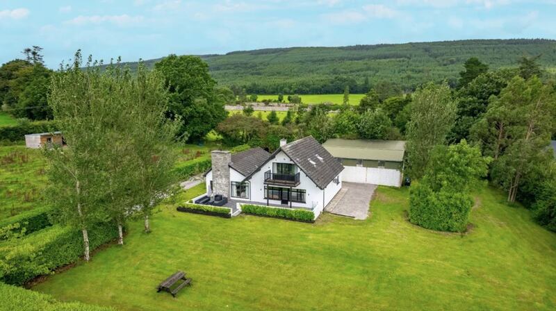 Aerial view of the Ballinacourty property on its 0.66 of an acre site