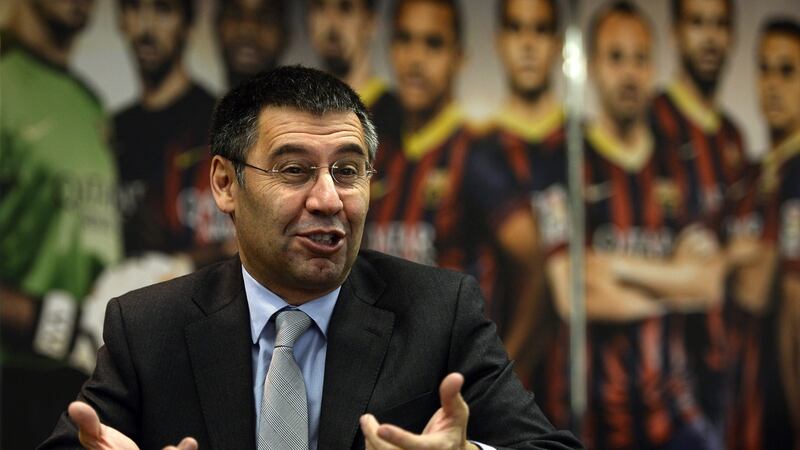 Lionel Messi has been at odds with Barcelona president Josep Maria Bartomeu for years. Photograph: Lluis Gene/AFP via Getty Images