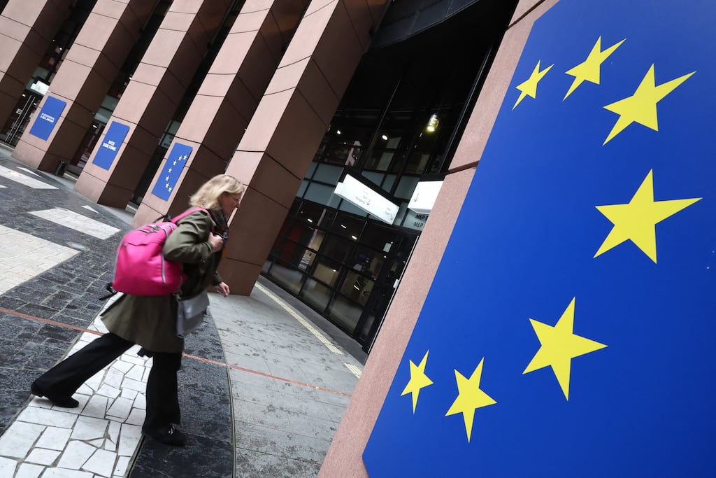 'The British political class and media needed an unsympathetic term for the EU in the wake of Brexit. It adopted the word 'bloc'.' Photograph: Frederick Florin/AFP