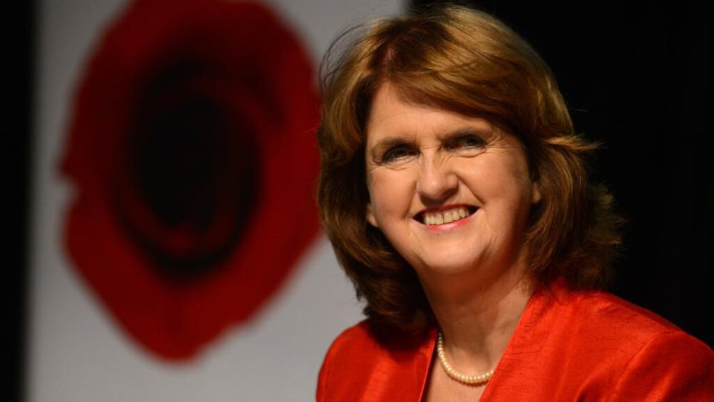 ‘Joan Burton is in a very different position. Her TDs gave vent to their insecurities last July and regardless of how the polls move between now and the election her job is secure.’ Photograph: Cyril Byrne