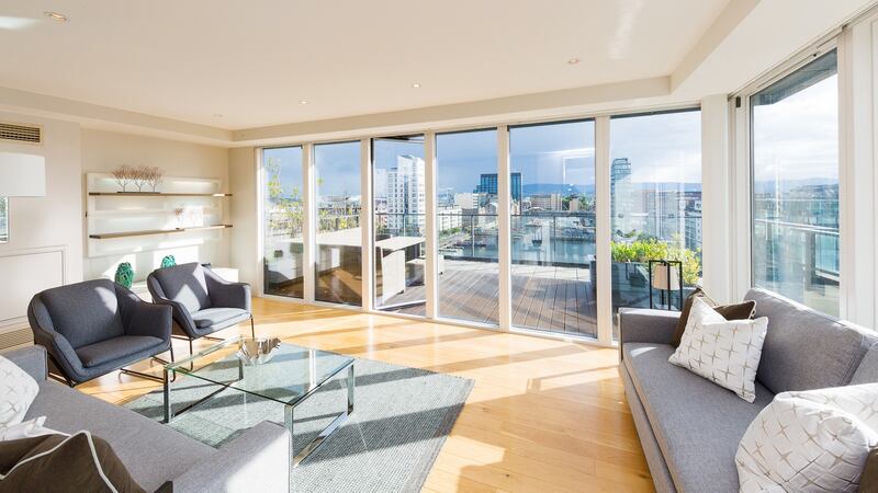 Before: The upstairs living room