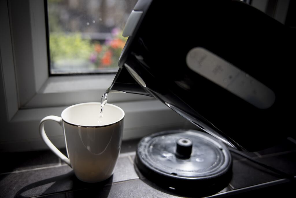 Boiling a full kettle five times over the course of a day will cost 45 cent. However, if you only put enough water in for a single cup of tea, the cost falls by at least 15 cent a day. Photograph: Tolga Akmen/EPA