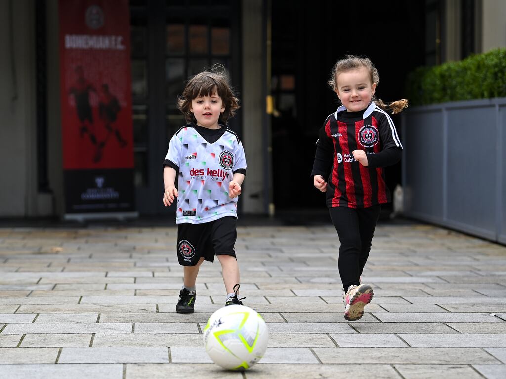 Bohemians launched their Football Social Responsibility/Community Strategy at Dublin's Mansion House on Monday. Photograph: Stephen McCarthy/Sportsfile