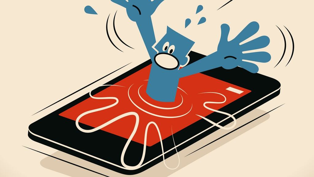 “I read that during the lockdown many people working from home were demented with their mobiles and emails going non-stop.”