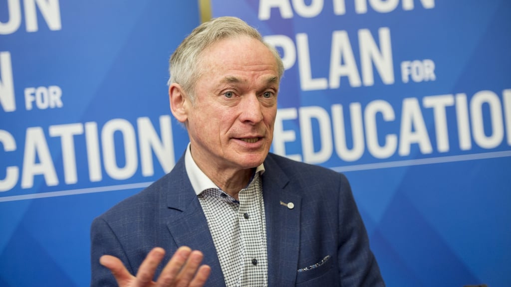 Minister for Education Richard Bruton said he will not change the criteria relating to primary school teachers taking career breaks. Photograph: Brenda Fitzsimons / The Irish Times