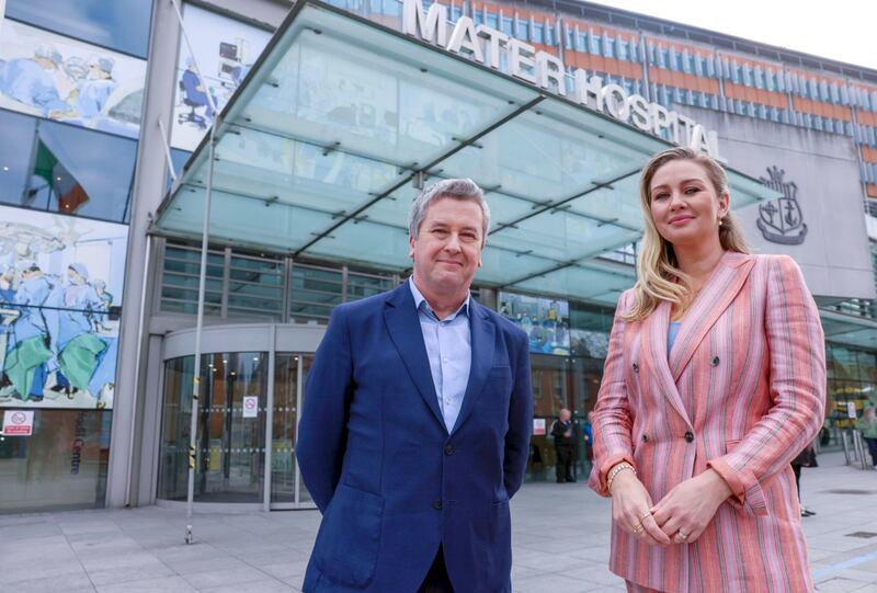 Anna Daly and Philip Boucher-Hayes feature in Hospital Live. Photograph: RTÉ