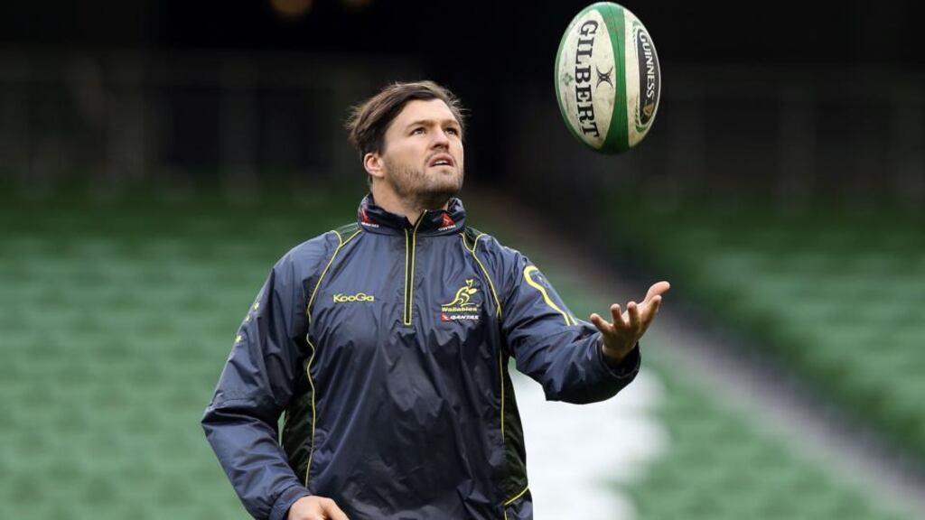 Adam Ashley-Cooper will start at outside centre against Wales on Saturday. Photograph: Dan Sheridan/Inpho