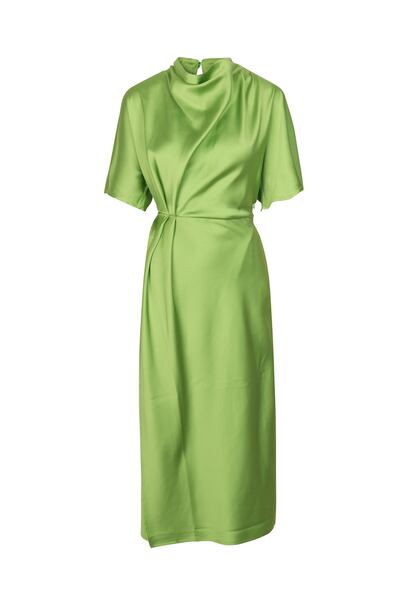 Stine Goya acid green sheath €350 at Macbees, Killarney