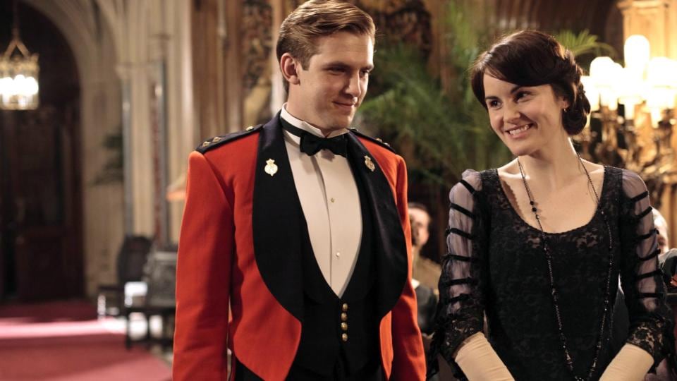 Stevens with Michelle Dockery in Downton Abbey: ‘I would love to do a period drama again if the right sort of thing came up’