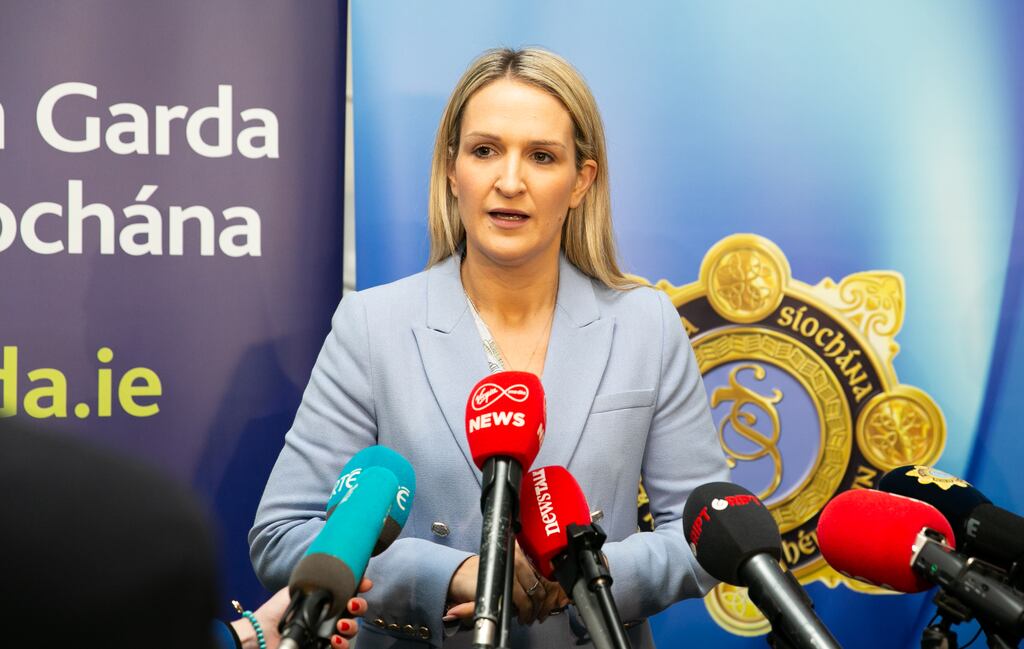 Minister for Justice Helen McEntee said the 'tough' new laws would 'strengthen our already robust system' for monitoring sex offenders. Photograph: Gareth Chaney/Collins