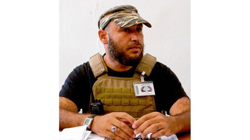 Mehdi al-Harati, who formed a brigade in Syria. photographs: alan betson and giulio petrocco
