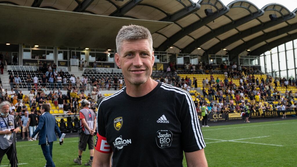 La Rochelle’s coach Ronan O’Gara. Photograph: Xavier Leoty/AFP via Getty