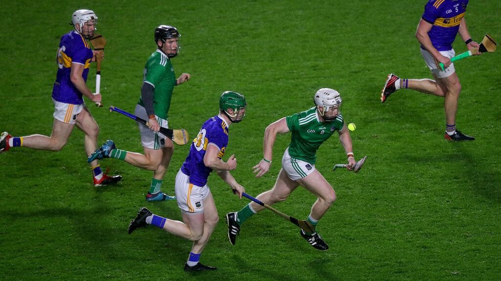 Cian Lynch: his move to centre-forward caused Tipperary plenty of problems last weekend. The power of  Limerick’s middle third left Tipp flailing every bit as much as it did in the previous season’s Munster final.  Photograph: Ryan Byrne/Inpho