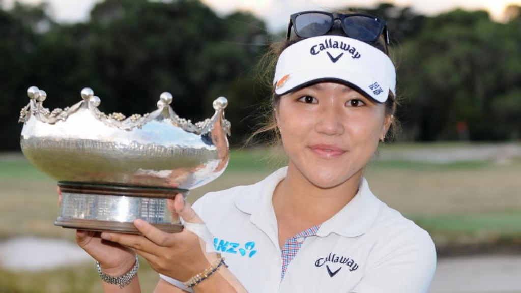 Lydia Ko won the women’s Australian Open, but what’s in her bag? (Photograph: ESTHER LIM/AFP/Getty Images)