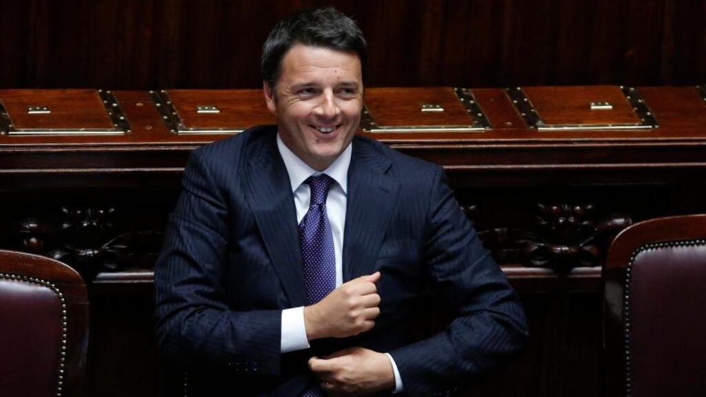 Italian prime minister Matteo Renzi has been pushing for a more lenient interpretation of the rules since he took office in February. Photograph: Remo Casilli/Reuters