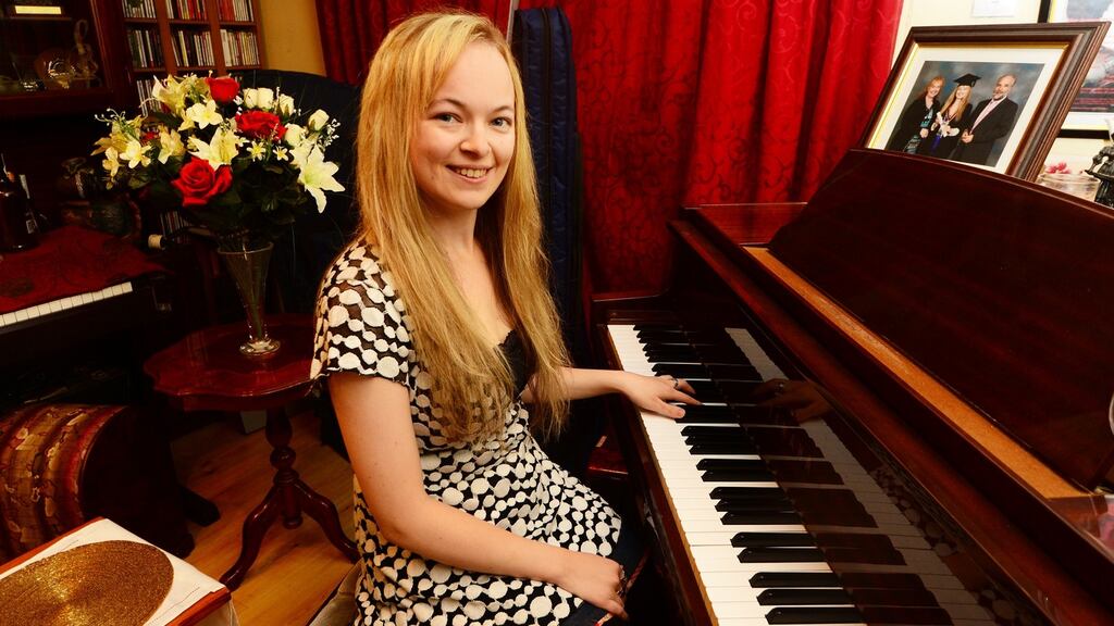 Rebecca Kelly studied music at NUI Maynooth and performs and sings with her family. Photograph: Cyril Byrne