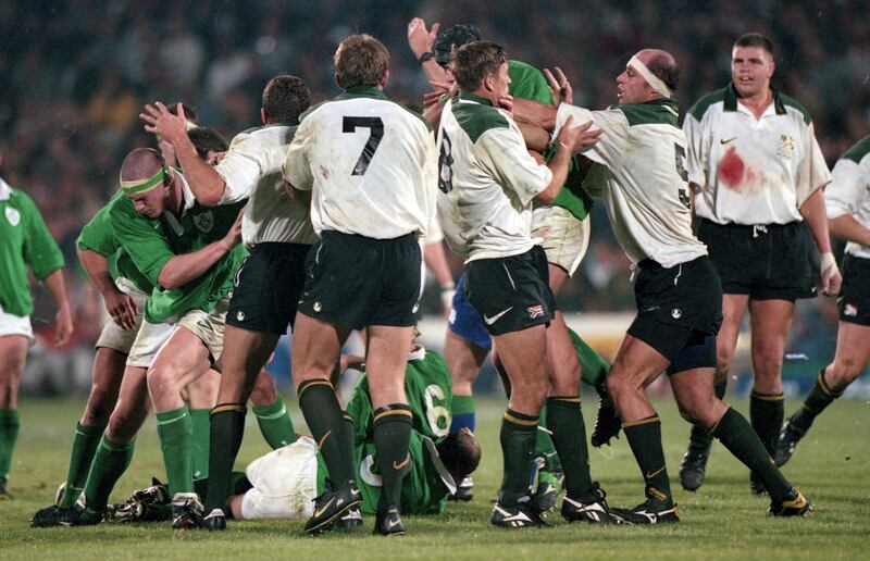Ireland Tour of South Africa 20/6/1998
South Africa vs Ireland
A fight breaks out between the two teams
Mandatory Credit ©INPHO/Billy Stickland