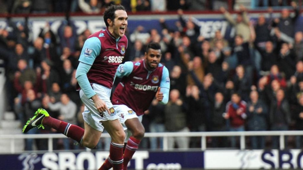 Republic of Ireland full back Joey O’Brien is in line for a recall at West Ham after recovering from a dislocated shoulder. Photograph: Daniel Hambury/PA