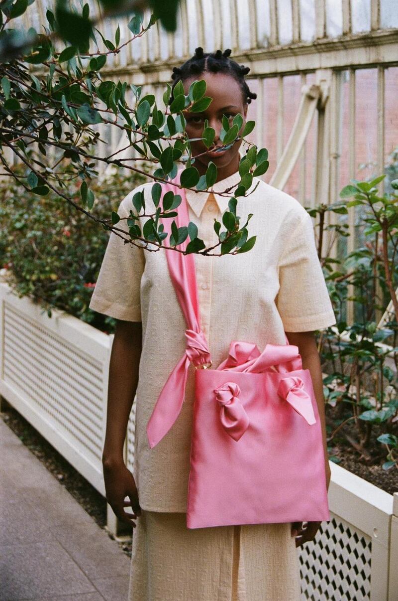 A Bow bag from August Night, a Caoimhe Grant collection.