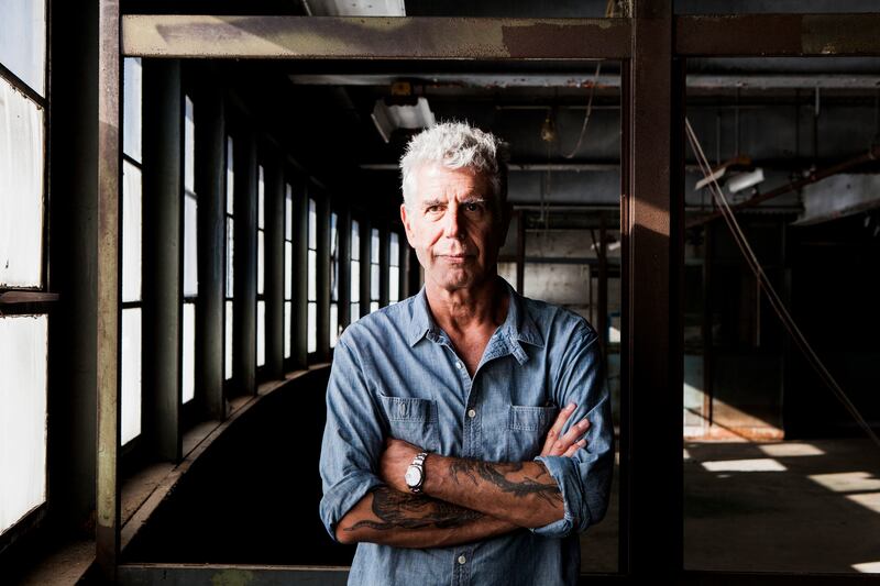 Anthony Bourdain. Photograph: Alex Welsh/The New York Times
