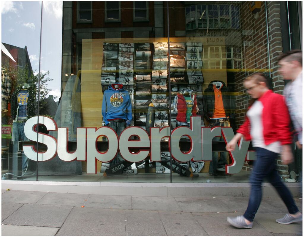 Superdry shares plunged on Tuesday. Photograph: Bryan O'Brien / THE IRISH TIMES