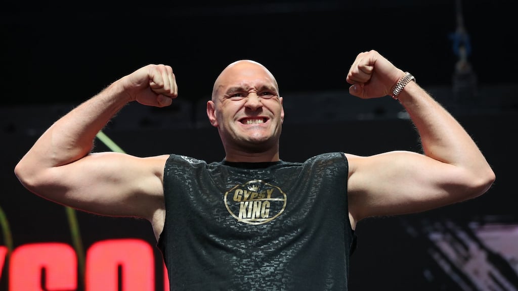 Tyson Fury’s trilogy fight with Deontay Wilder has been postponed after the British heavyweight tested positive for Covid-19. Photograph: Bradley Collyer/PA