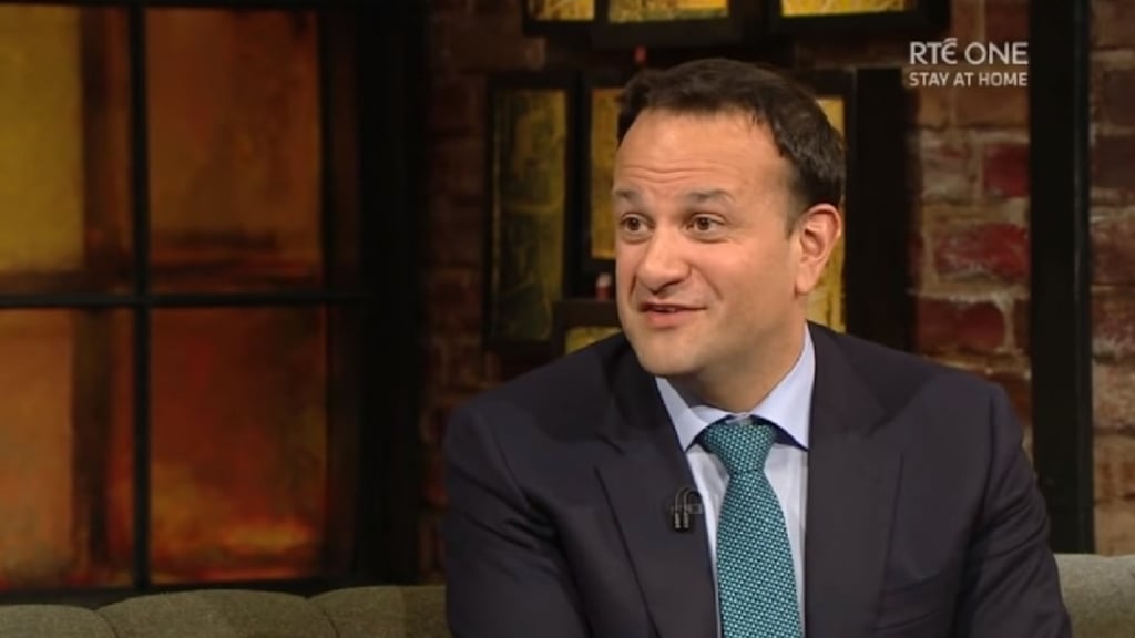 Taoiseach Leo Varadkar appeared on the Late Late Show on Friday