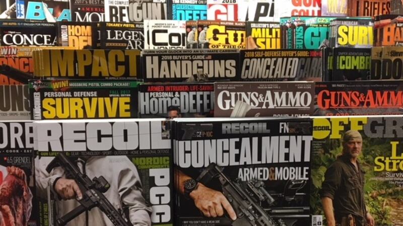 Magazines on a newsstand in Seattle this week.