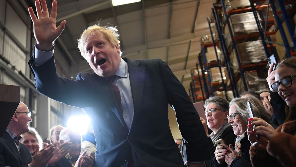 Prime Minister Boris Johnson: pocketed a reporter’s phone to avoid looking at a picture of a sick child on the floor of a hospital. Photograph: Stefan Rousseau/PA Wire