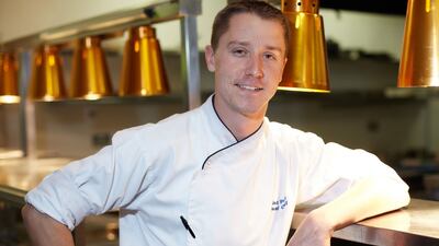 Alex Petit, head chef at Oysters. Photograph: Miki Barlok