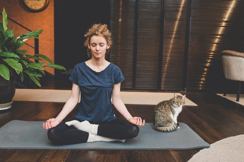 As someone passionate about yoga, Sarah used her practice to reconnect with her body. Photograph: iStock