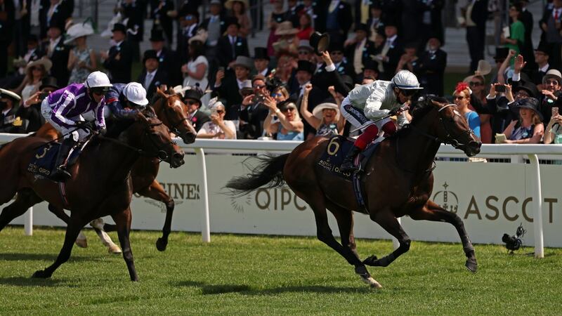 Palace Pier and Frankie Dettori took the opener at Royal Ascot. Photograph: Steven Paston/PA