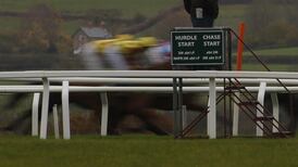 The flag is raised at Sligo and they’re off and running . . . four minutes early!